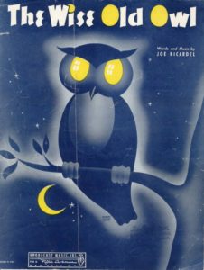 IM-HOLLEY-1940-The Wise Old Owl-X